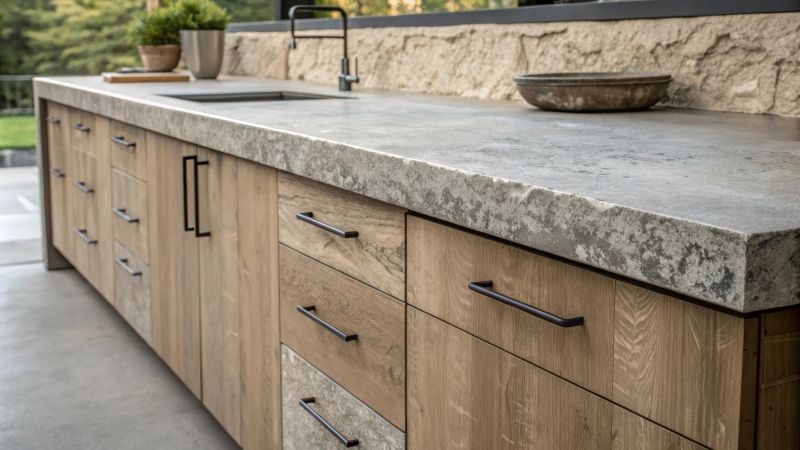 Cement Countertop Installation in Marin County, CA